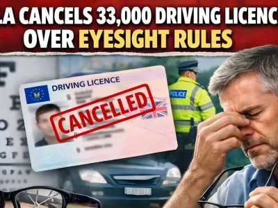 DVLA Cancels 33,000 Driving Licences Over Eyesight Rules – Are You at Risk?